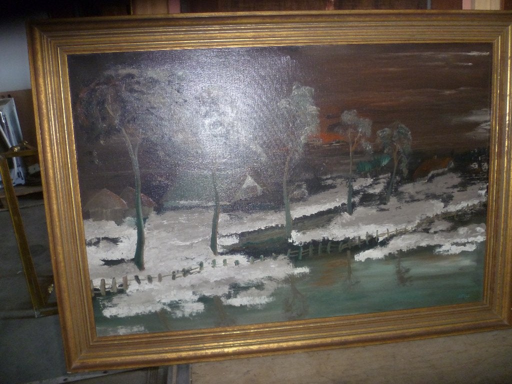 OUDE SCHILDERIJ OP DOEK, Enlèvement