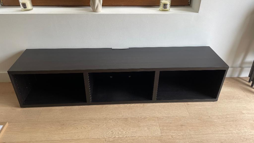 Meuble tv Besta, Teck, 25 à 50 cm, Moins de 100 cm, 150 à 200 cm