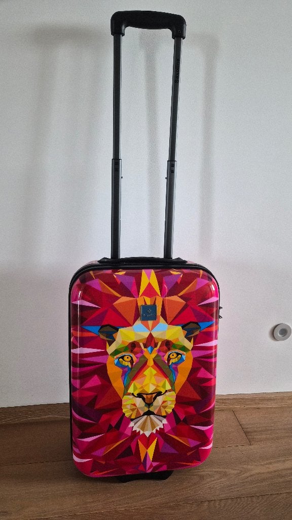 Saxoline trolley lion, Ophalen of Verzenden, Gebruikt, Hard kunststof, Slot