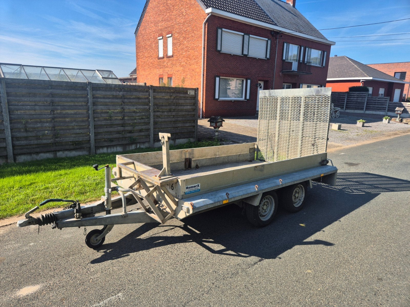 Hapert machinetransporter 2700kg, Ophalen