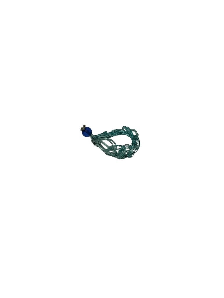 Bague élastique turquoise, Enlèvement, Utilisé, Bleu, Femme
