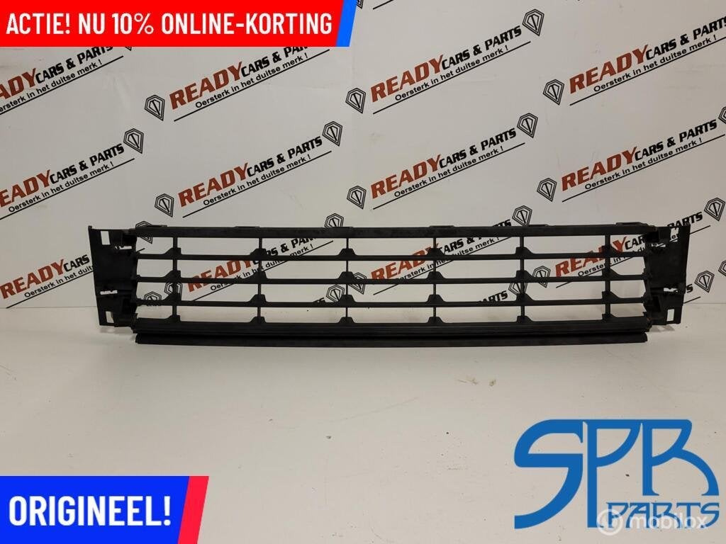POLO 6C Bumperrooster midden ROOSTER GRILL '14-'17 6C0853677, Gebruikt, Volkswagen, Ophalen of Verzenden