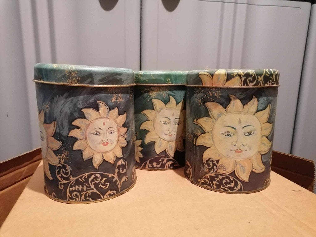 Blikken met zon, Verzamelen, Blikken, Ophalen, Zo goed als nieuw