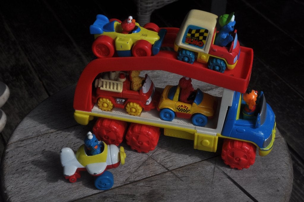 Matchbox sesamstraat auto, Enlèvement ou Envoi, Utilisé