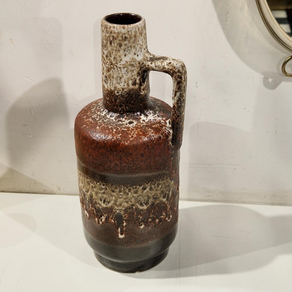 Keramiek van Vlaenderen vaas kruik , 30 cm fat lava Ruscha, Antiek en Kunst, Ophalen of Verzenden
