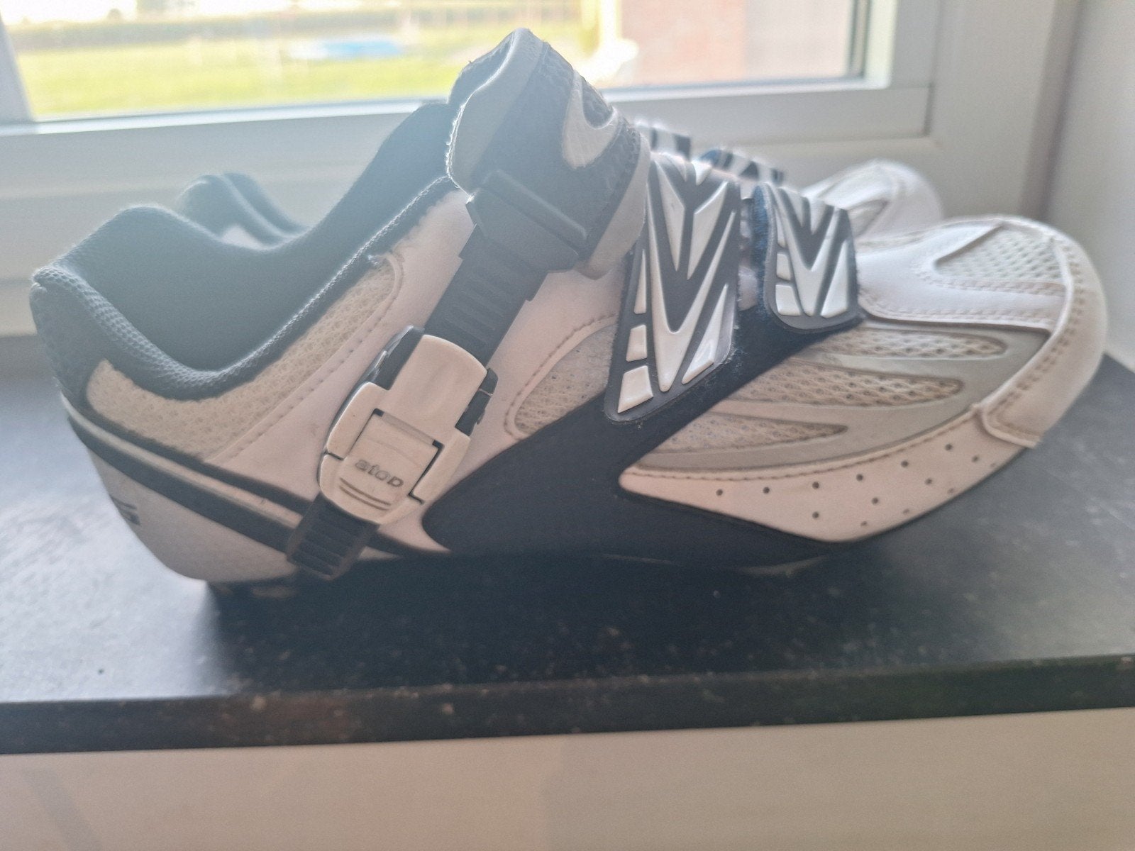 fietsschoenen, Ophalen