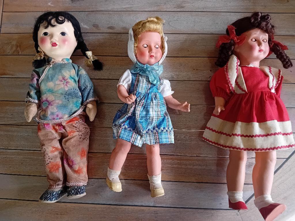 Poupées anciennes, Collections, Poupées, Enlèvement ou Envoi