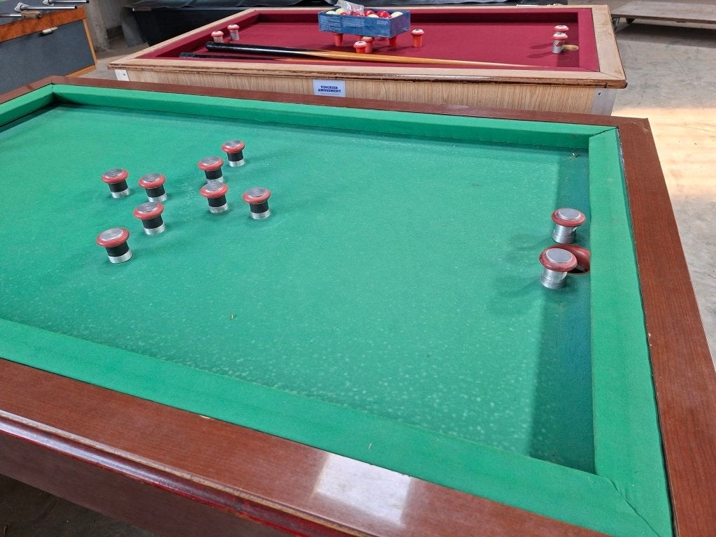 Tapbiljarts vanaf 875 euro., Ophalen, Zo goed als nieuw, Biljarttafel