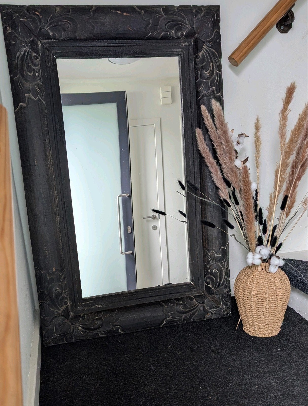 Joli miroir en bois, Maison & Meubles, Enlèvement