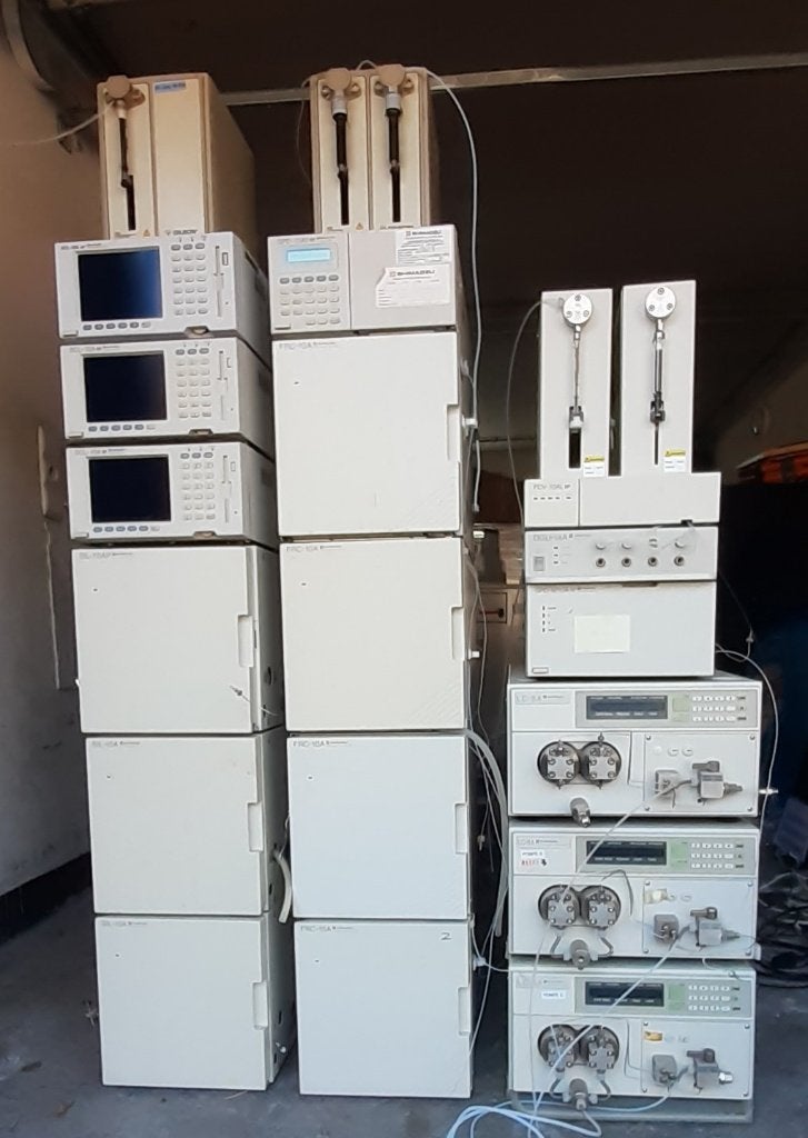 machines pour HPLC, Enlèvement