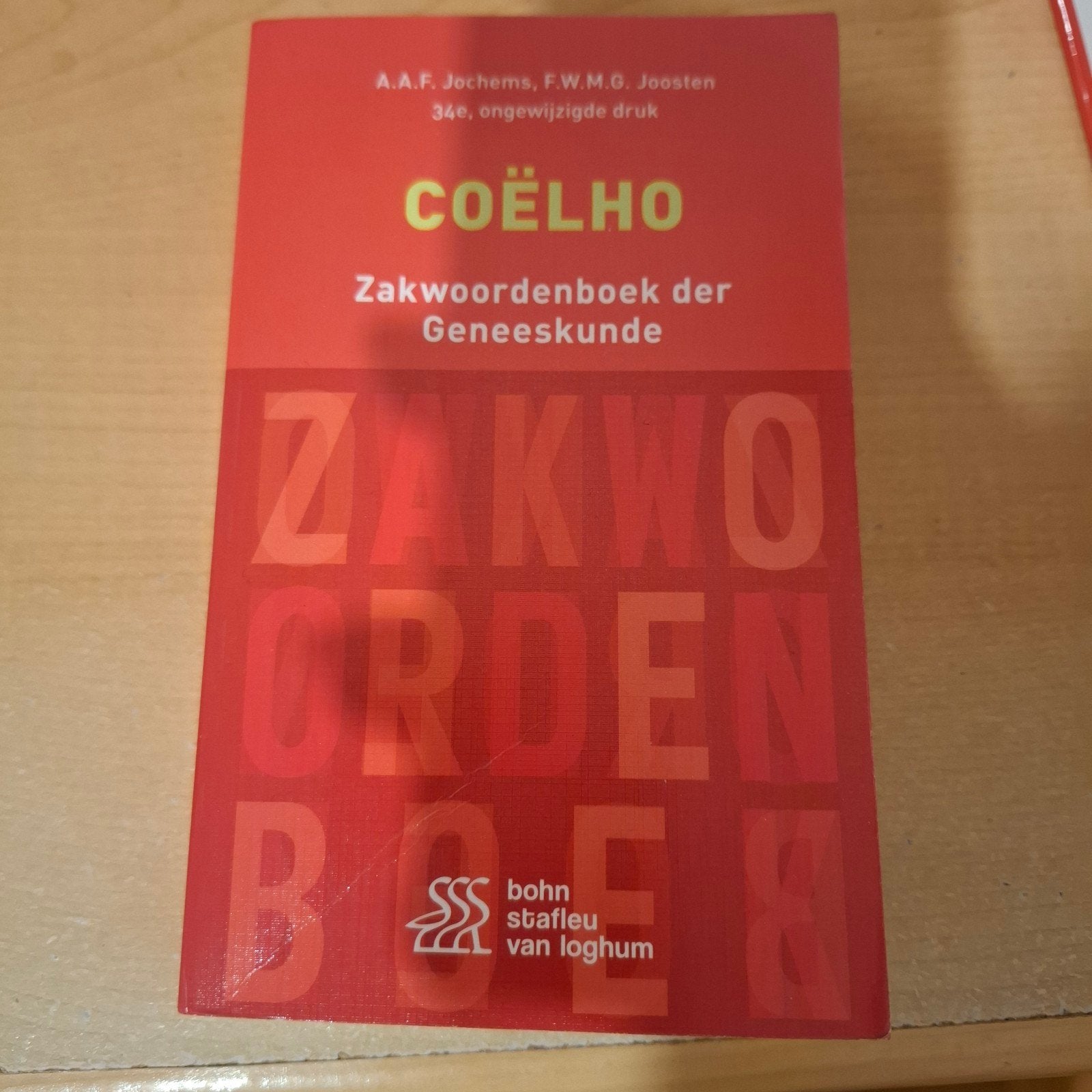 Coêlho/Zakwoordenboek der Geneeskunde, Livres, Livres scolaires, Autres niveaux, Comme neuf, Enlèvement, Autres matières
