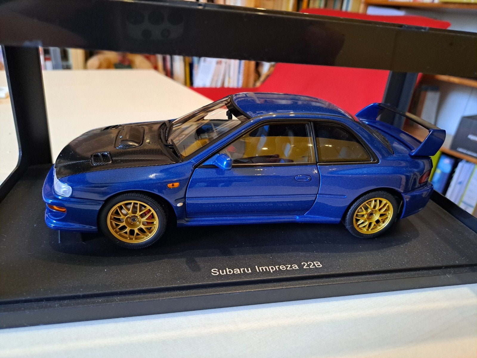 Subaru Impreza 22B STI Carbone Edition 1/18 Autoart 1/18 New, Hobby & Loisirs créatifs, Voitures miniatures | 1:18, Enlèvement ou Envoi