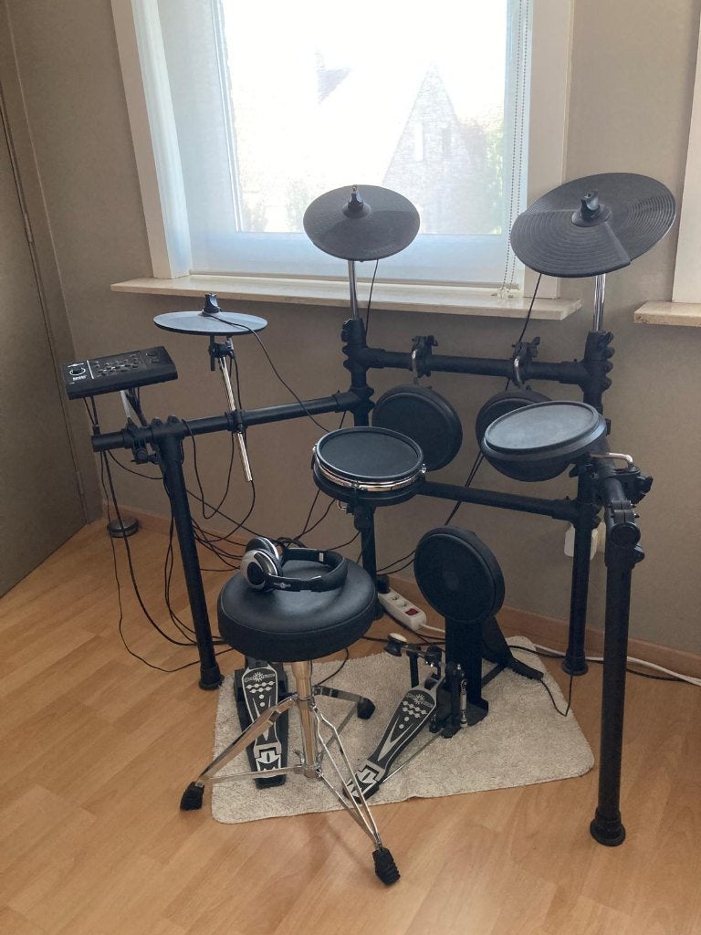 Elektronisch drumstel Gear4music DD450+ én SubZero, Enlèvement, Utilisé, Électronique