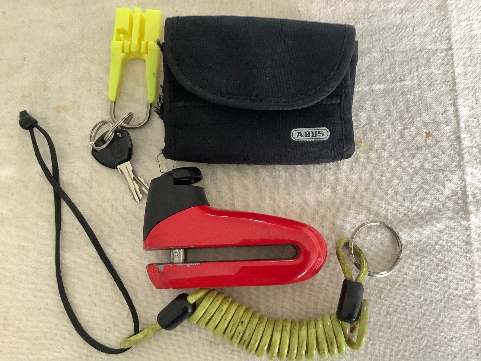 Verrou de frein à disque ABUS, Motos, Accessoires | Cadenas, Enlèvement, Utilisé