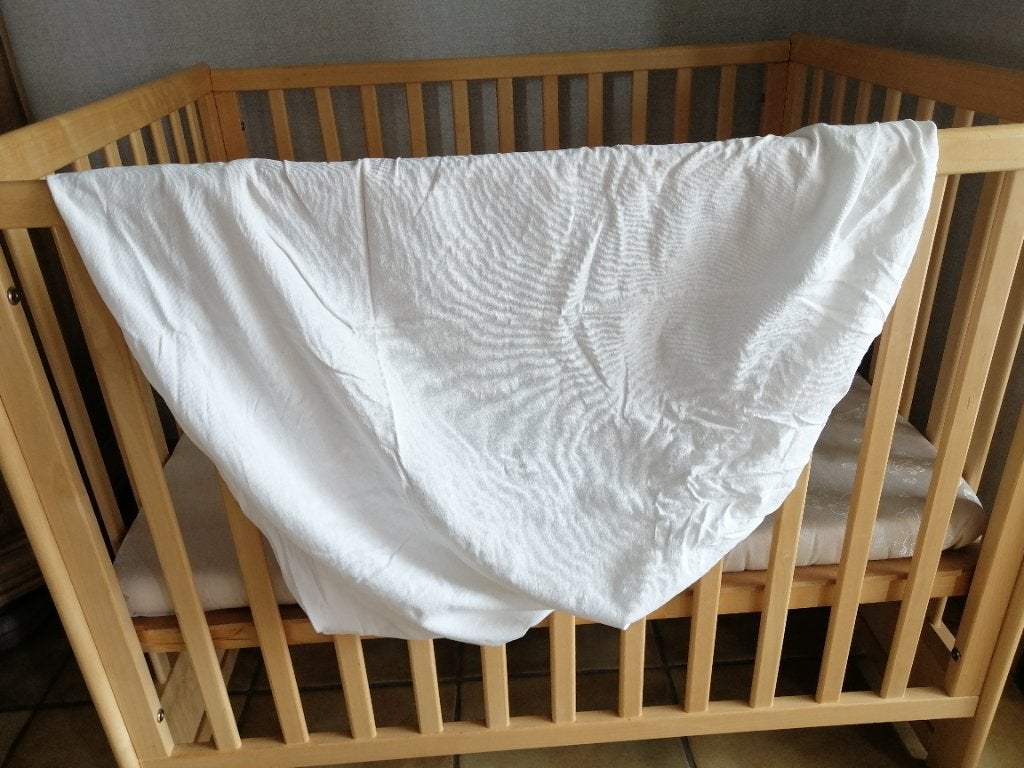 Park/babybedje verstelbaar in hoogte, Kinderen en Baby's, Babyparken, Ophalen, Zo goed als nieuw, Rechthoekig, In hoogte verstelbaar