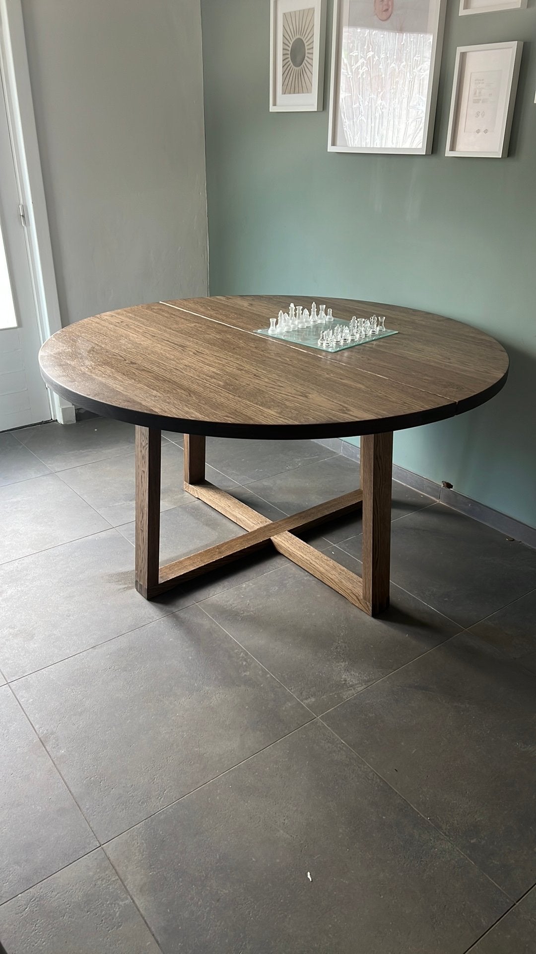 MÖRBYLÅNGA tafel Ikea D145cm, Enlèvement, Comme neuf