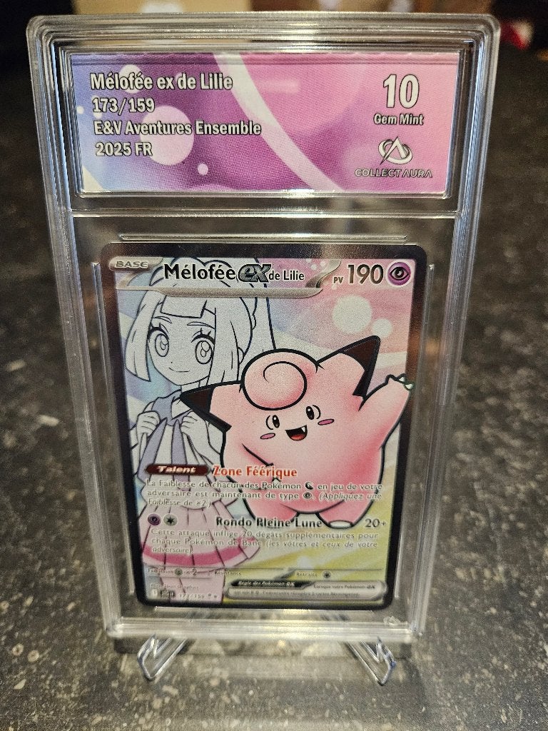 Mélofée ex de Lilie 173/159 - CollectAura 10 Gem Mint, Hobby & Loisirs créatifs, Jeux de cartes à collectionner | Pokémon, Neuf