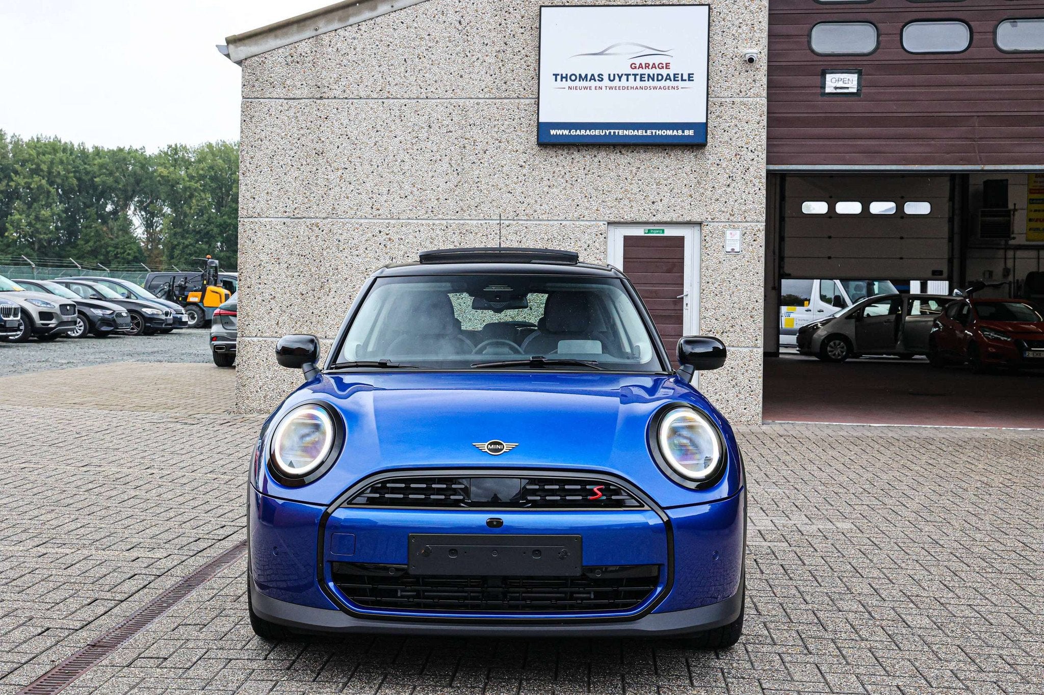 MINI Cooper S TRIM-UITVOERING*PANORAMISCH-DAK*HARMAN/KARDON*, Auto's, Mini, Gebruikt, 4 cilinders, Blauw, Leder