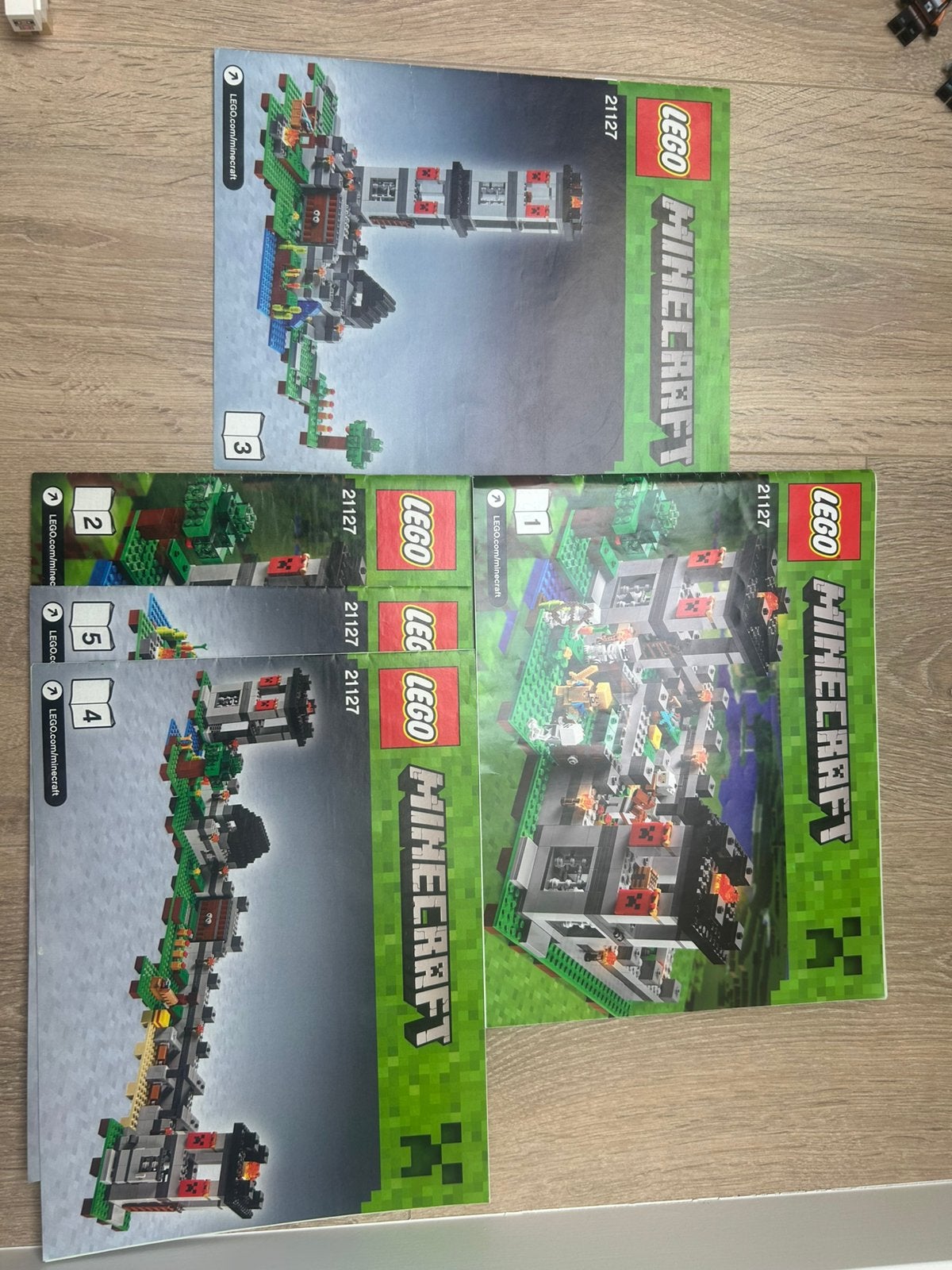 LEGO minecraft set 21127 Het fort + 2 kleine uitbreidingen, Minecraft, Lego, Ensemble complet, Enlèvement