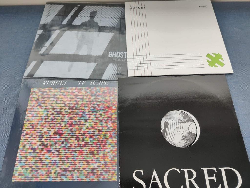 lot belgische new wave (2x kuruki+ falling man), Enlèvement ou Envoi