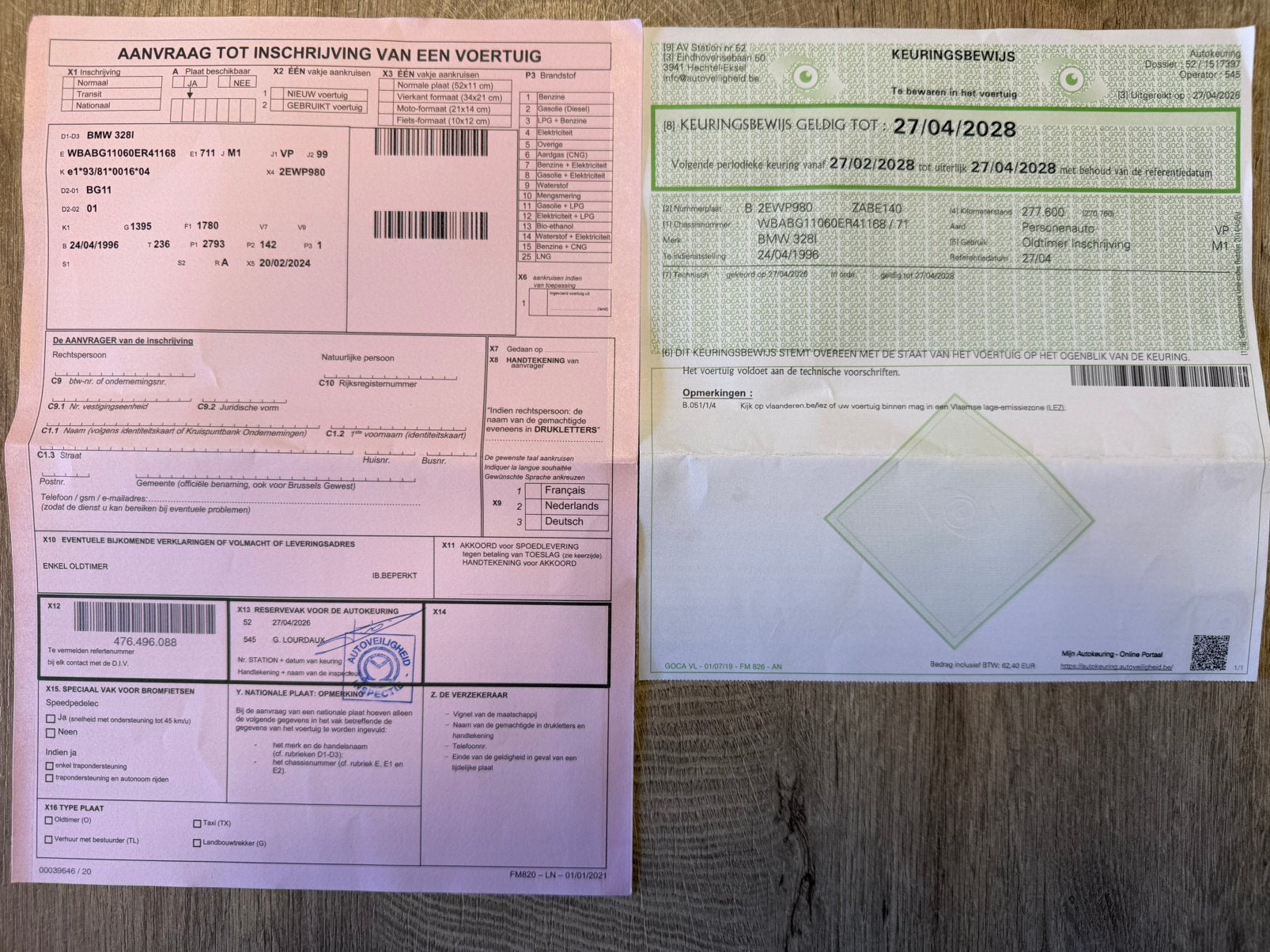 BMW 328i E36 Coupé Oldtimer/M Pakket/M3 Stoelen/GEKEURD, Auto's, https://public.car-pass.be/vhr/82d9e20e-b8fe-42b5-8aa6-2276f28ec35e