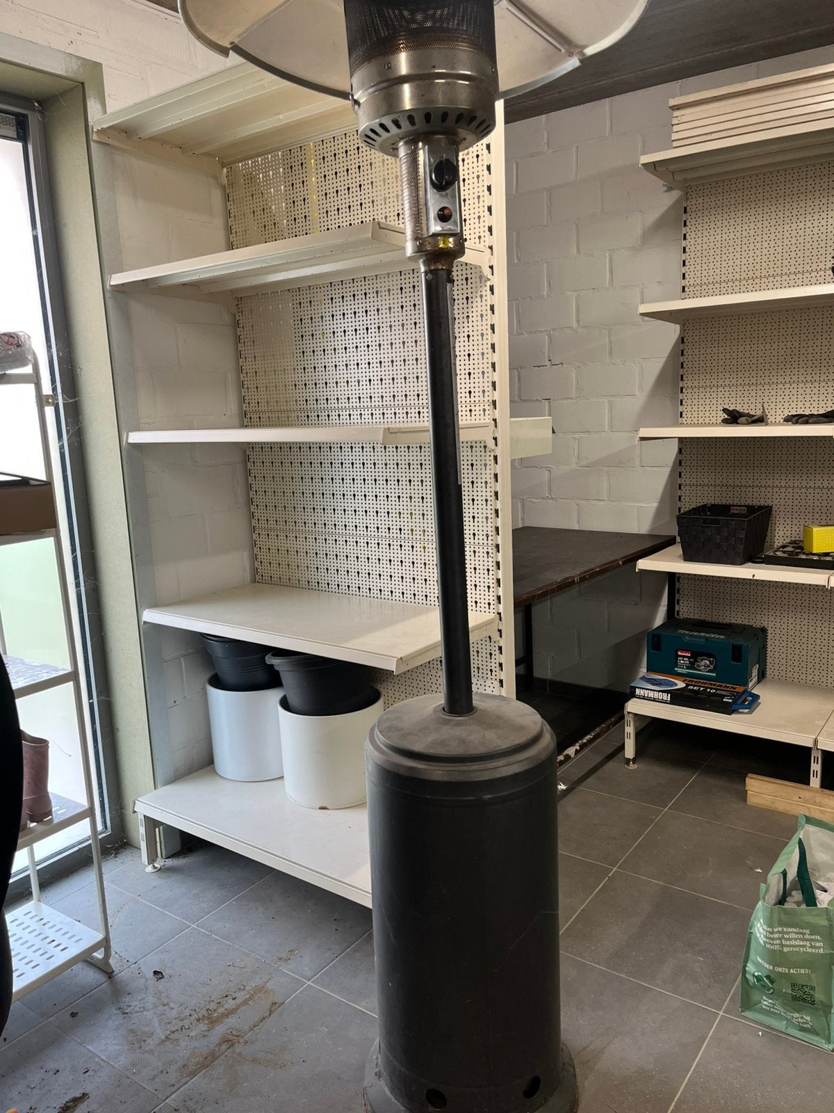 Terrasverwarmer, Tuin en Terras, Terrasverwarmers, Ophalen, Gebruikt, Gas, Vloer