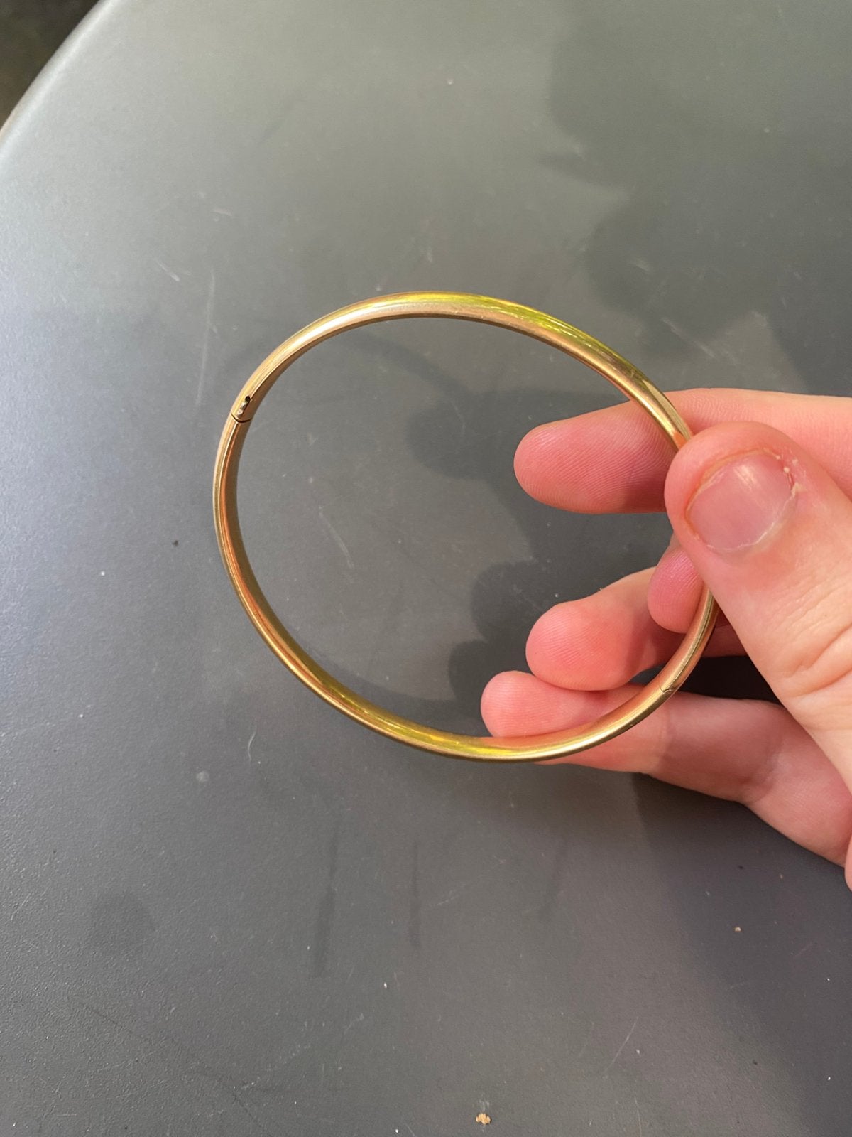 14k gouden slavenarmband, Ophalen, Zo goed als nieuw