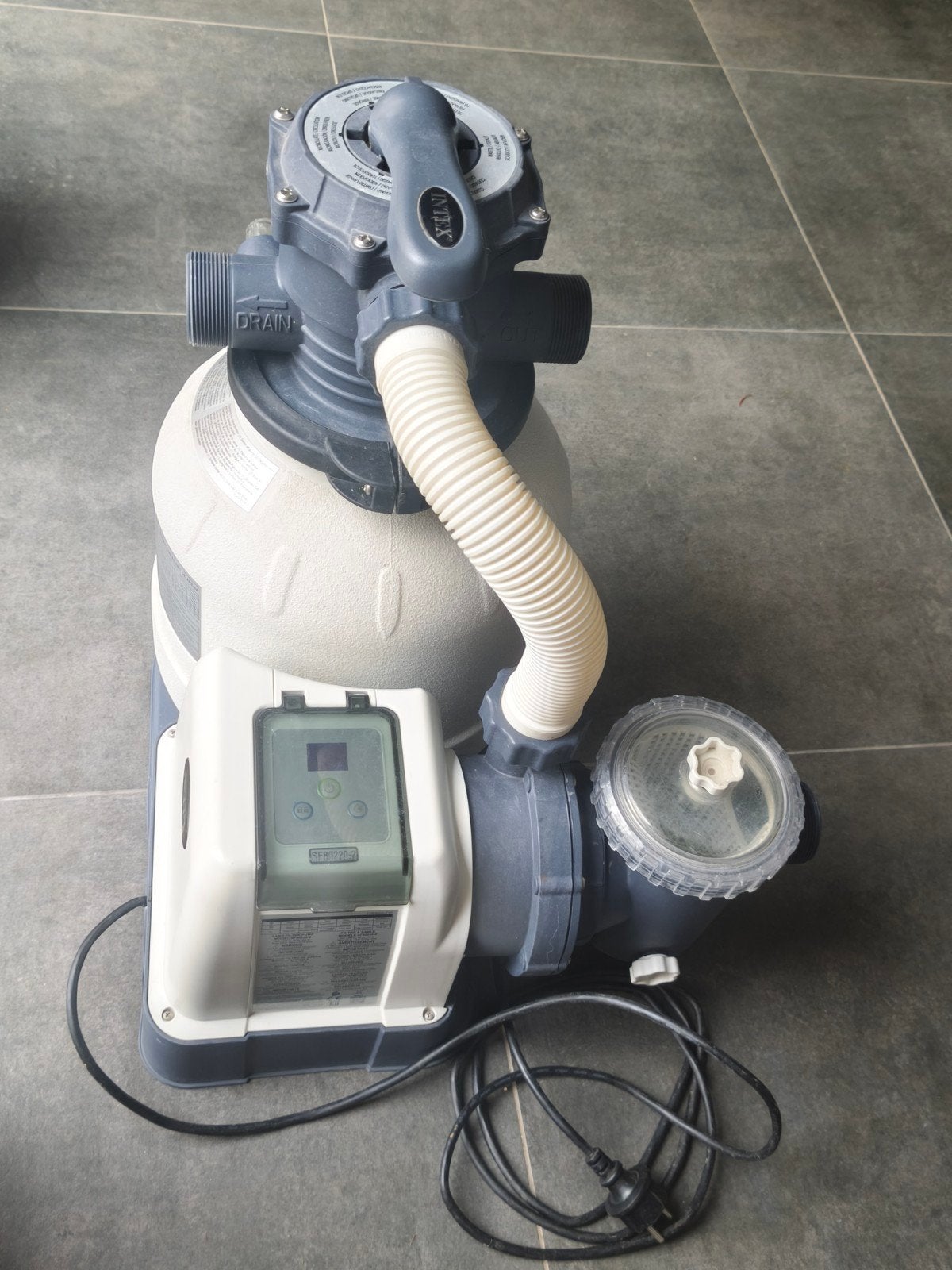 Pompe filtrante Intex, Enlèvement, Pompe