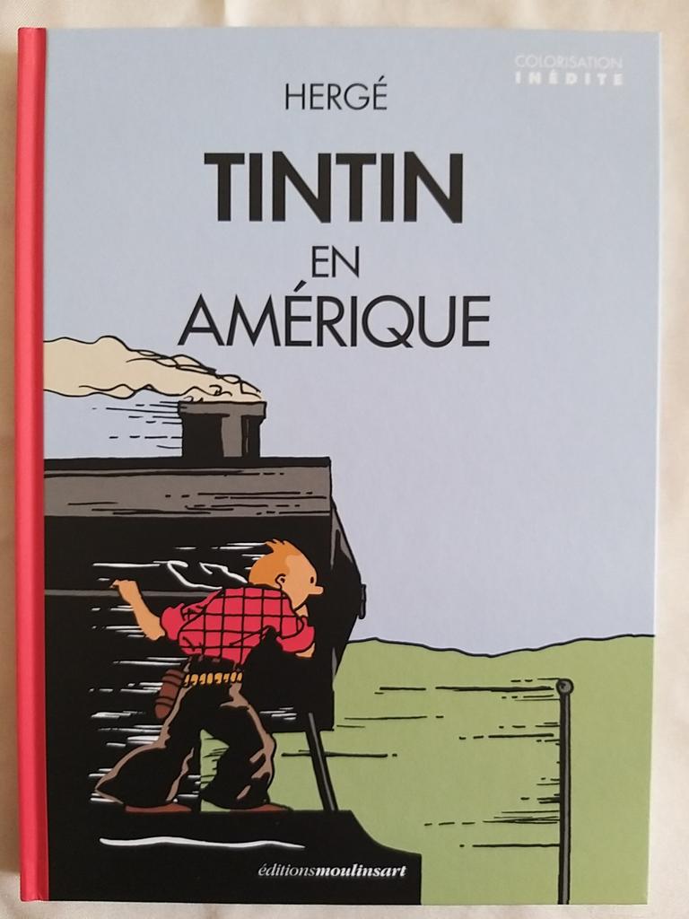 Tirage spécial Tintin en Amérique tirage spécial colorisé et, Neuf, Enlèvement ou Envoi, Une BD, Hergé