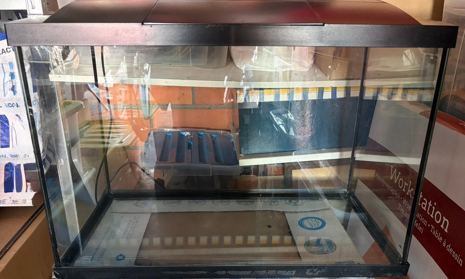 Aquarium avec accessoires complets, Animaux & Accessoires, Enlèvement, Chauffage, Comme neuf, Filter
