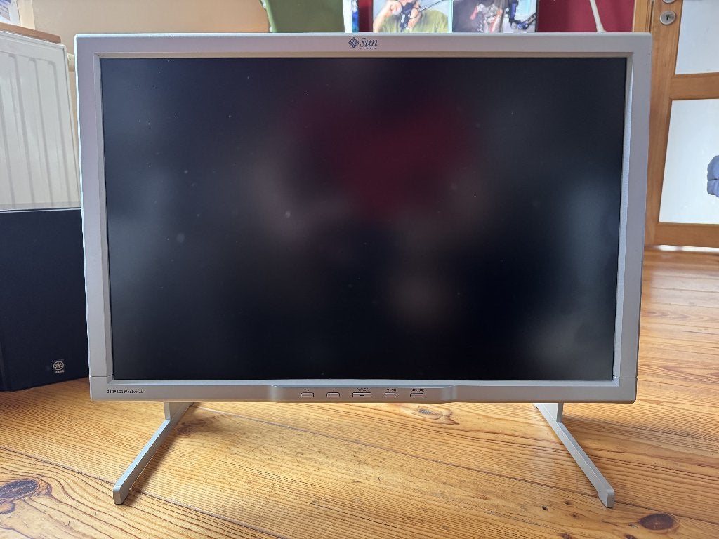Vintage monitor van SUN Microsystems WDZF 2K-model Zeldzaam, Gebruikt, HDMI, Ophalen of Verzenden, Quad HD (2K)