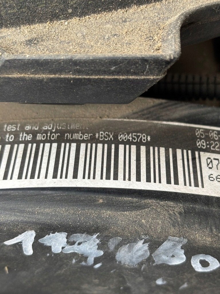 Moteur BSX Nu TOURAN VW CADDY, Envoi, Utilisé, Skoda