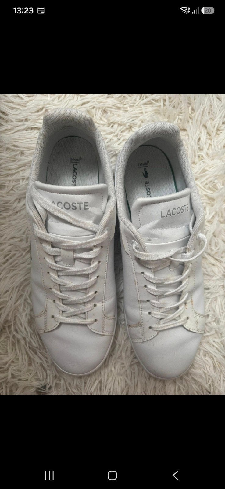 Chaussure lacoste blanche pointure 43, Enlèvement ou Envoi