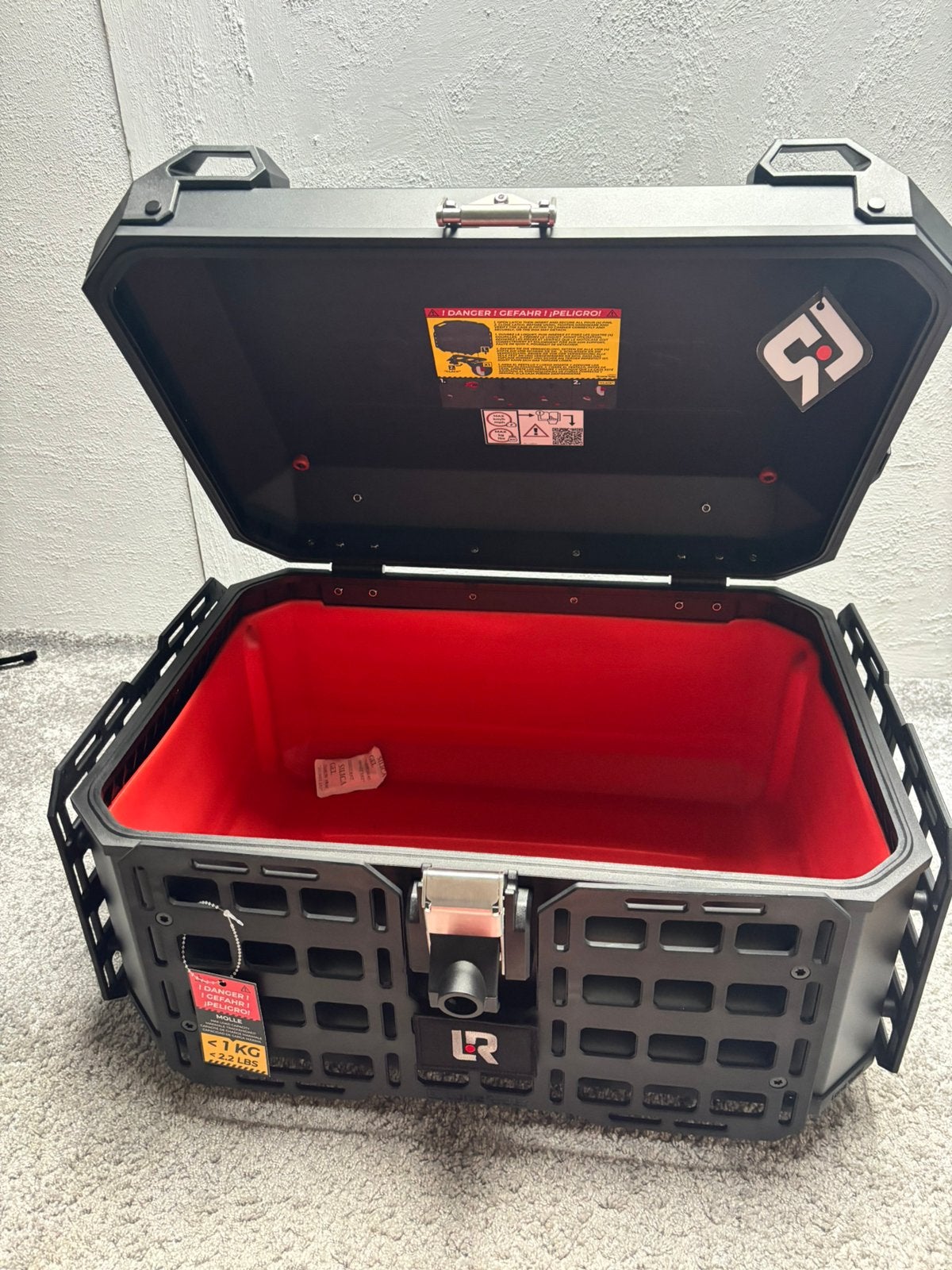 LONE RIDER MOTO CASE 57l bmwr 1300 gs adapterplaat, Ophalen of Verzenden, Nieuw