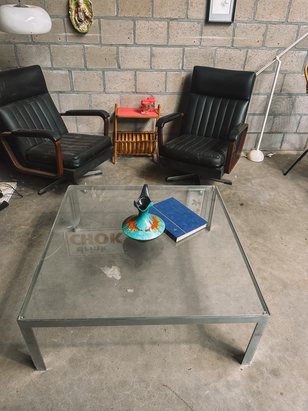 Vintage salontafel, Huis en Inrichting, Ophalen, ., Vierkant, Zo goed als nieuw