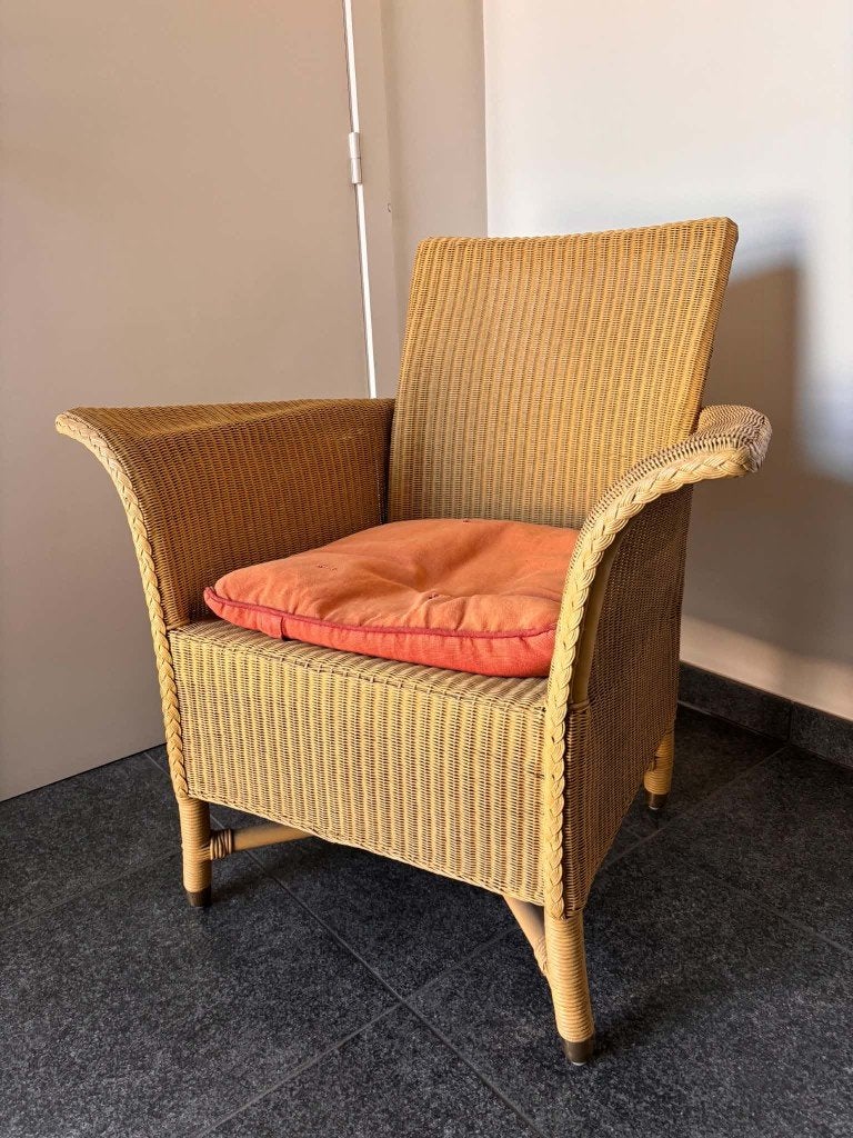 fauteuil in rotan, Enlèvement, Utilisé, Osier ou Rotin