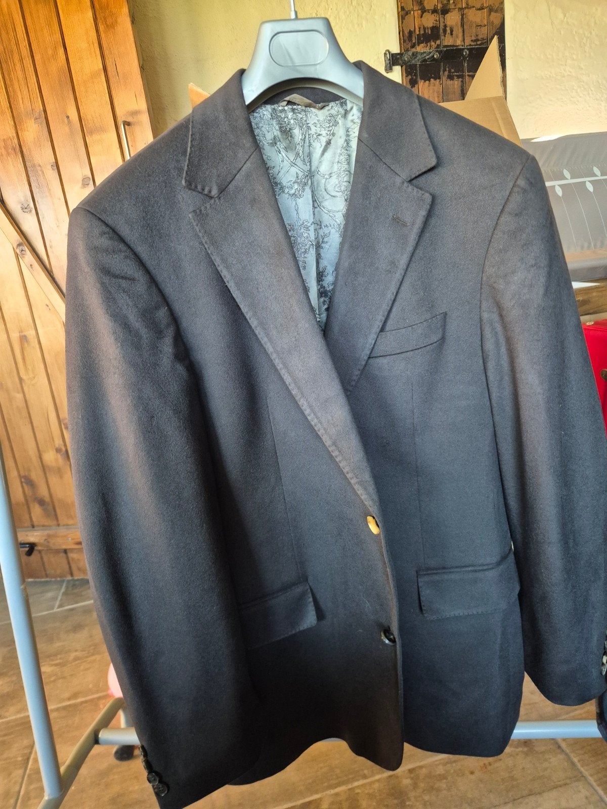 veste de costume hugo  boss colombia  pure cashmere, Ophalen, Hugo boss, Maat 56/58 (XL), Gedragen