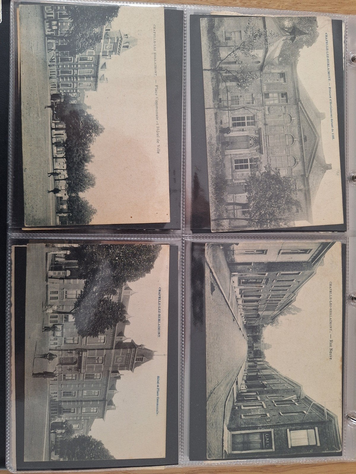 cartes postales ancienne.( chapelle lez herlaimont + photos), Enlèvement ou Envoi