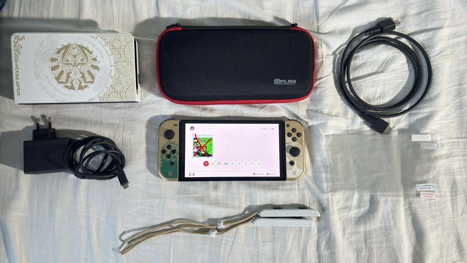 Console Nintendo Switch Oled edition Zelda + housse, Consoles de jeu & Jeux vidéo, Enlèvement ou Envoi, Comme neuf