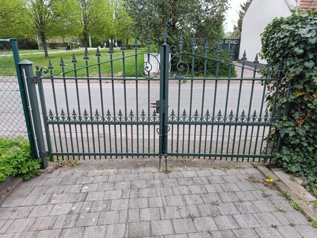 Ijzeren poort, Tuin en Terras, Ophalen, Gebruikt, Looppoort, 150 tot 200 cm