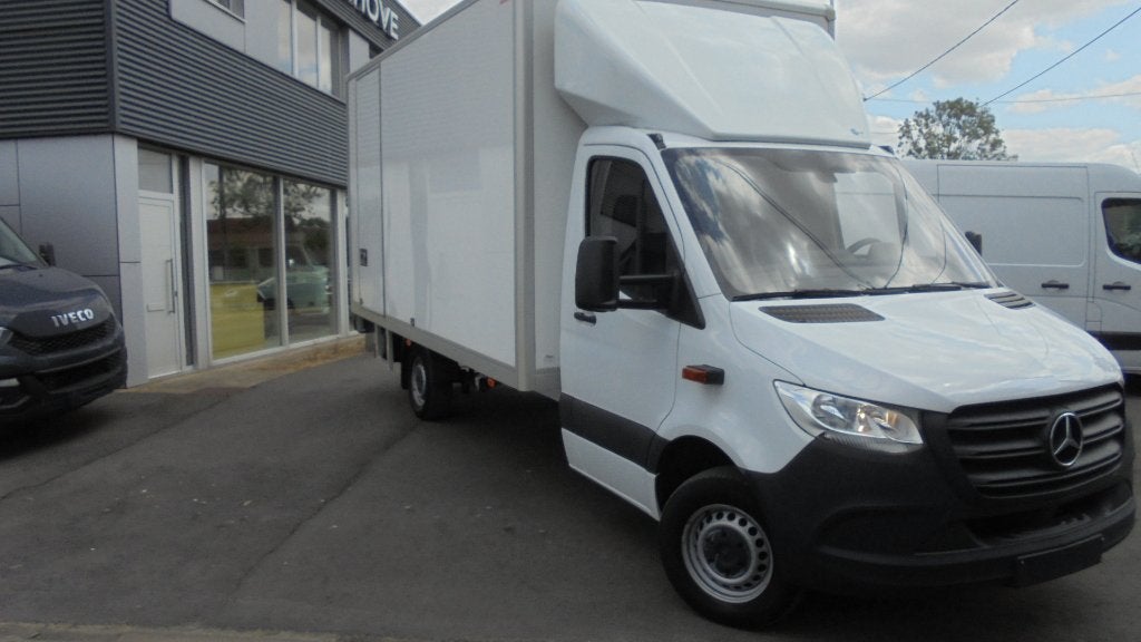 MERCEDES SPRINTER ALUVAN 314 - LAADKLEP - ZIJDEUR - GARANTIE, Achterwielaandrijving, 4 cilinders, Wit, Mercedes-Benz