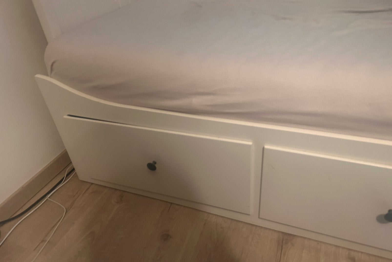 Bed Ikea Hemnes (uittrekbaar tot 2 pers. Bed), Ophalen of Verzenden