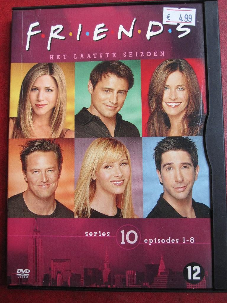 Friends Het laatste seizoen - Series 10 - Episodes 1-8, Vanaf 12 jaar, Ophalen of Verzenden, Zo goed als nieuw, Komedie