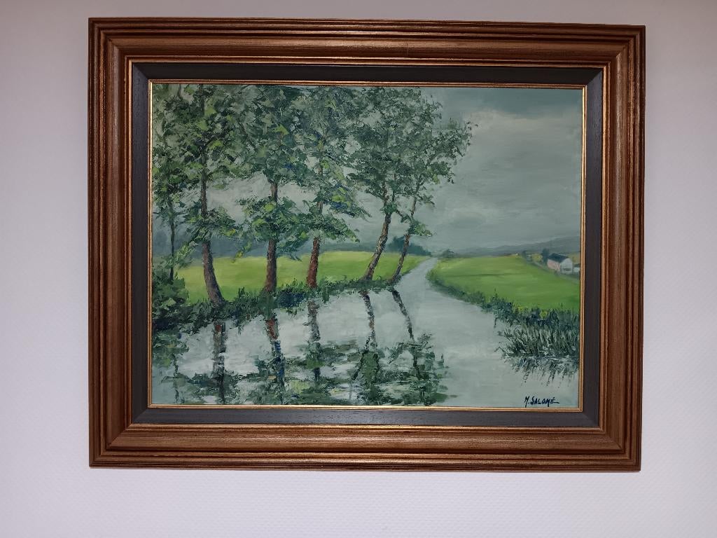 7 Schilderijen, Antiek en Kunst, Kunst | Schilderijen | Klassiek, Ophalen, Olieverf, Doek