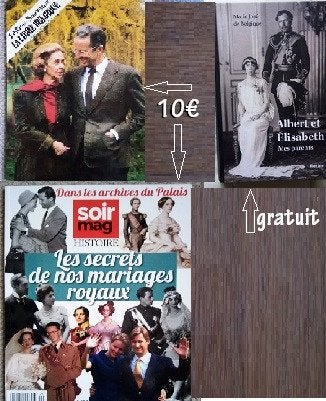 25 ans mariage B&F mariages royaux B 10€ +0€ A&E mes parents, Enlèvement ou Envoi, Comme neuf, Magazine ou livre