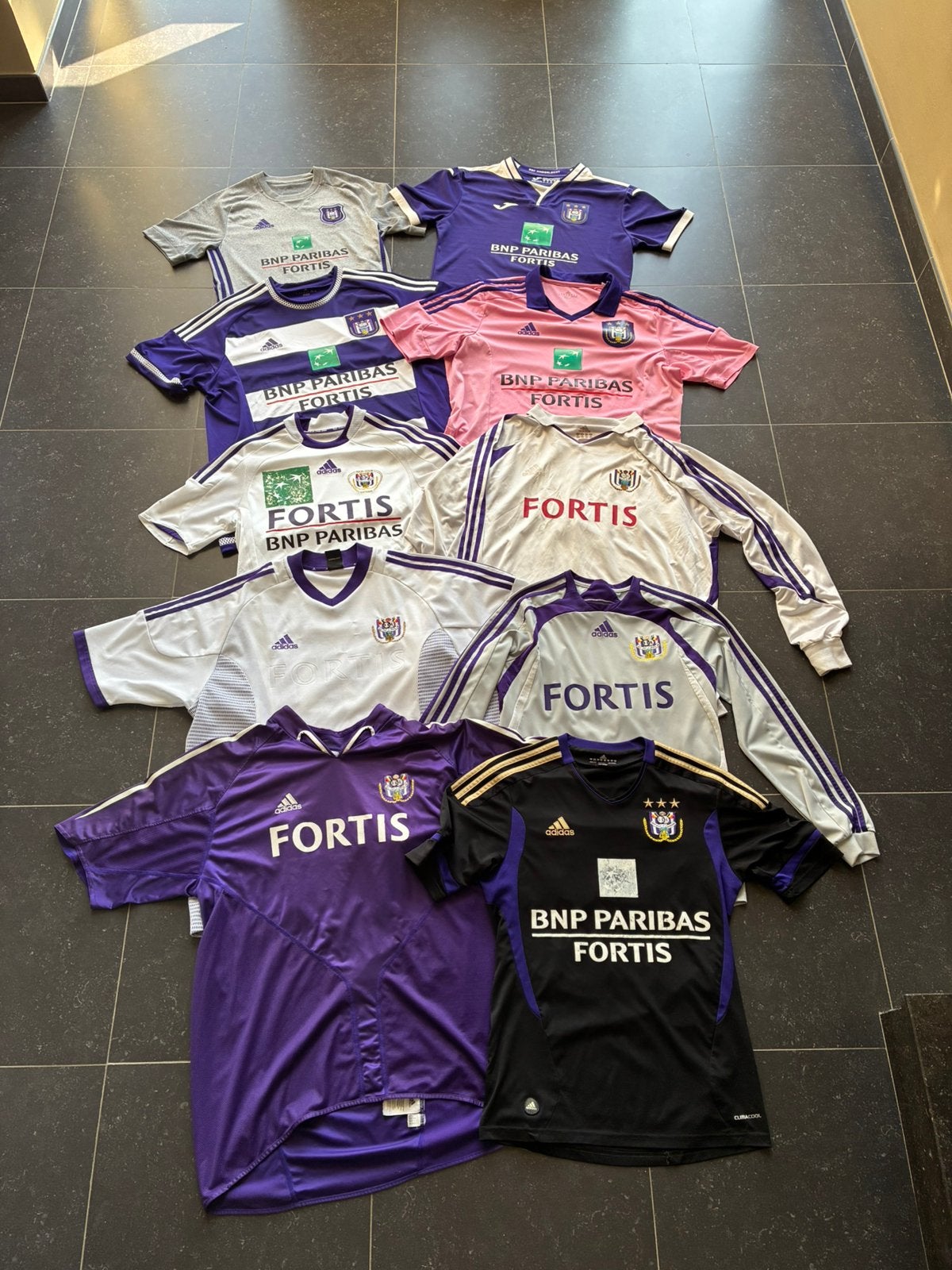 Lot de maillots de football vintage RSC Anderlecht S, L, XL, Enlèvement ou Envoi, Comme neuf