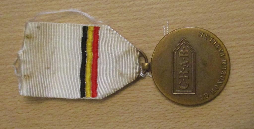 CRAB-medaille 1940, Ophalen of Verzenden, Landmacht, Lintje, Medaille of Wings