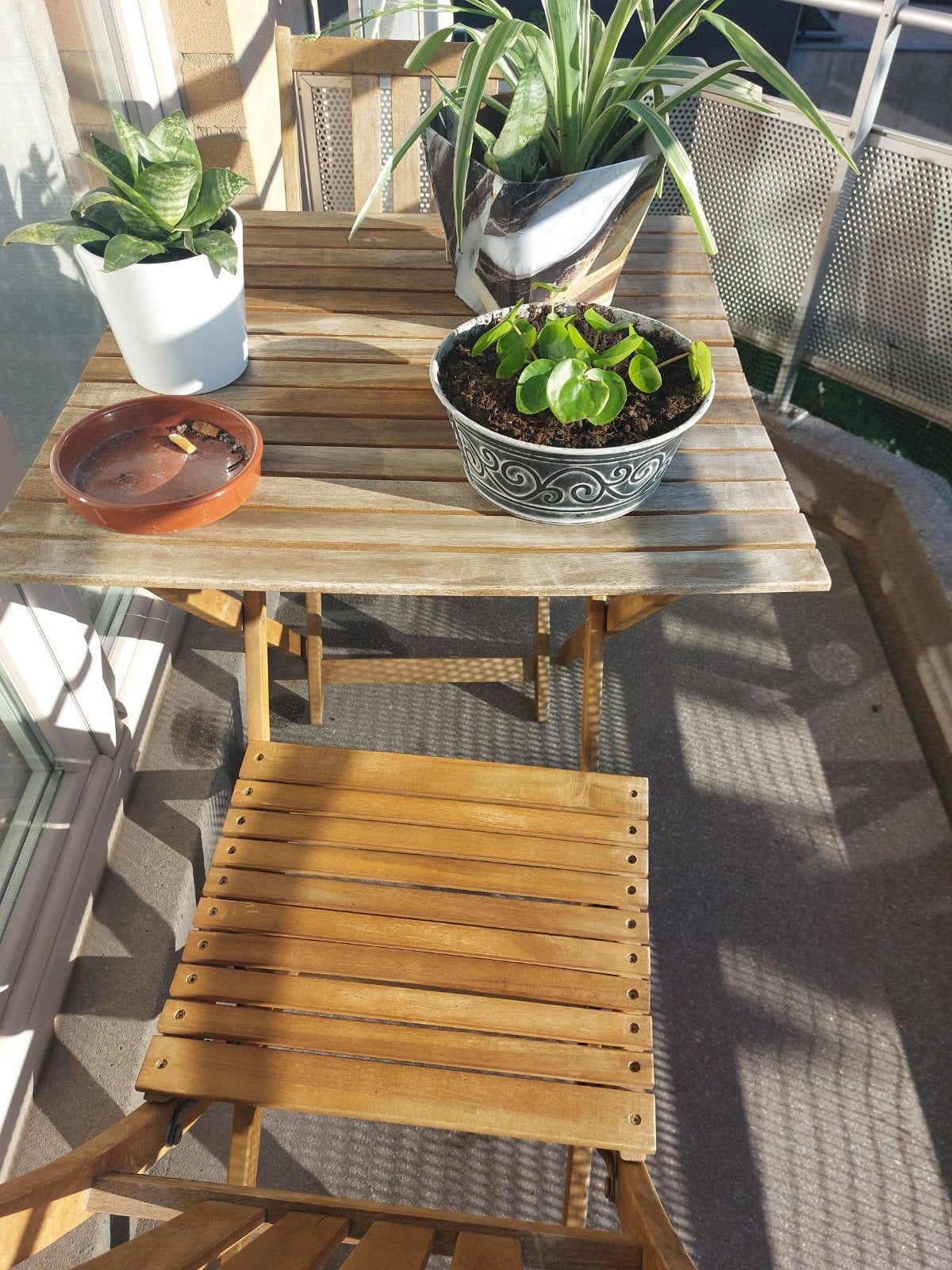 tuinsetje, Ophalen, Hout