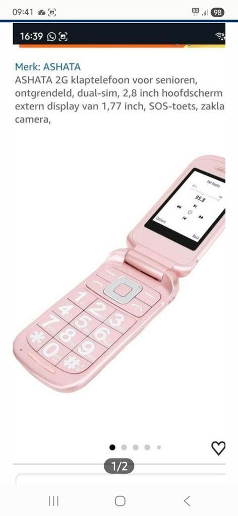Nieuwe gsm in verpakking, Ophalen of Verzenden
