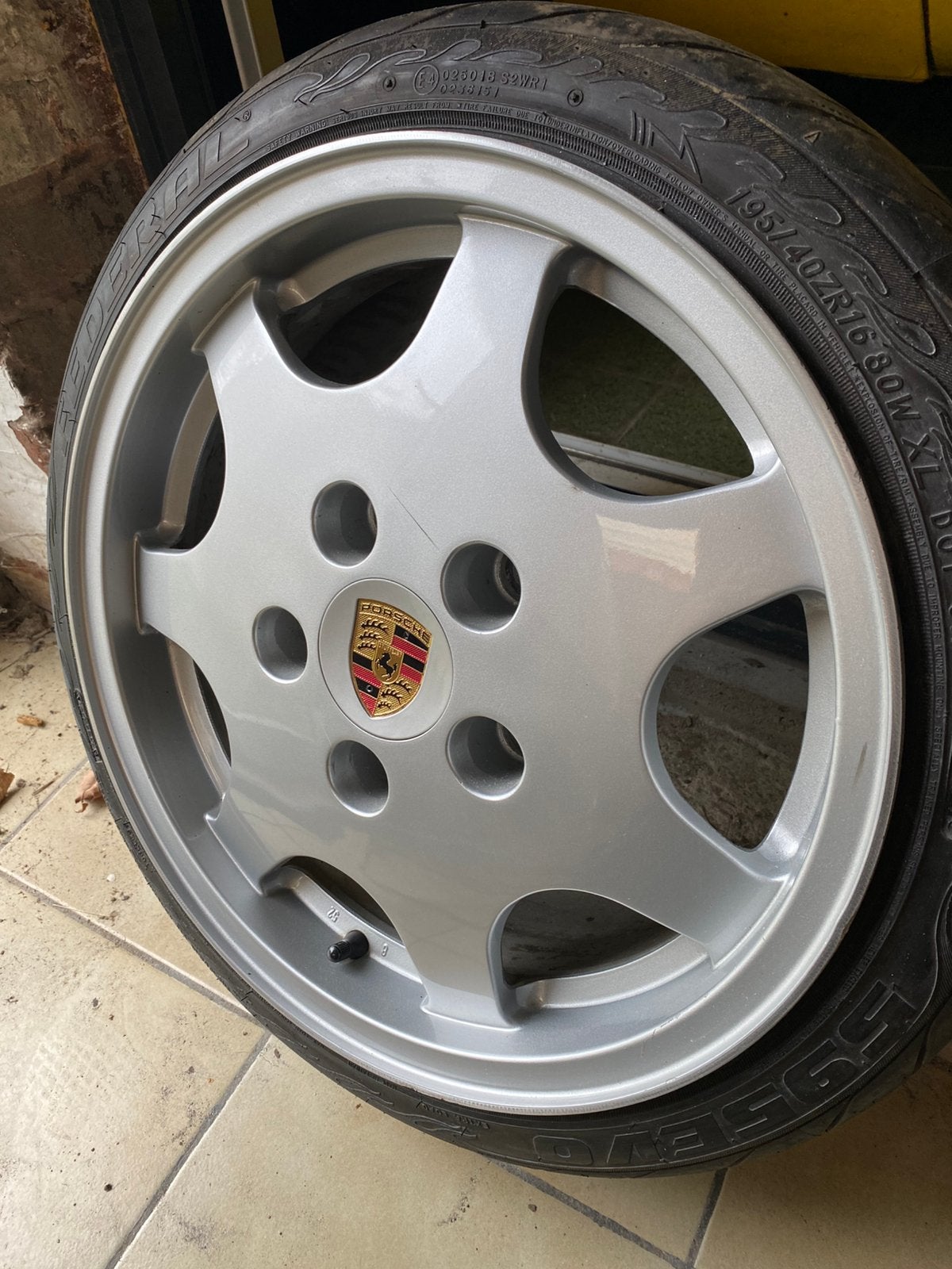 Porsche c2 16” wielen, Ophalen, 16 inch, Zomerbanden, Banden en Velgen